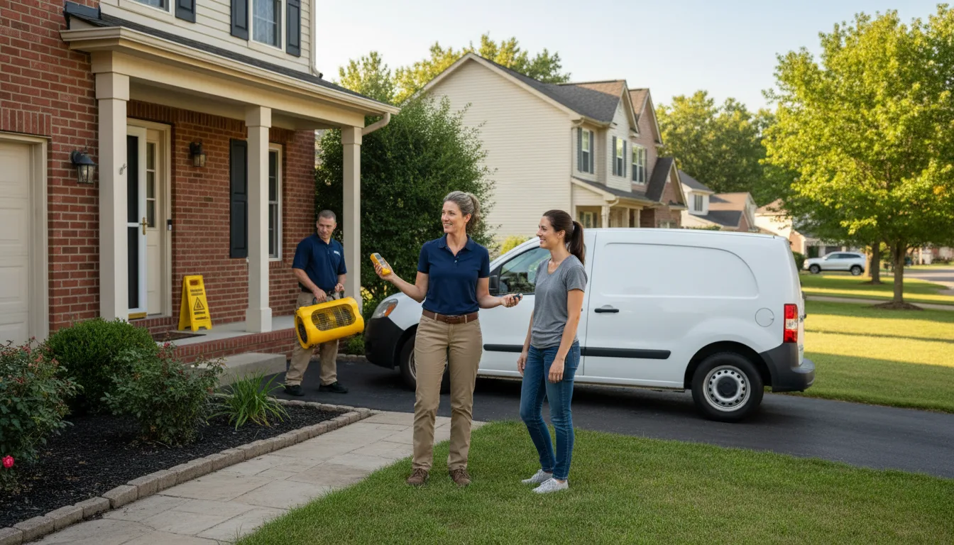 Water restoration image for Dehumidification And Cleanup Services in Owen, WI
